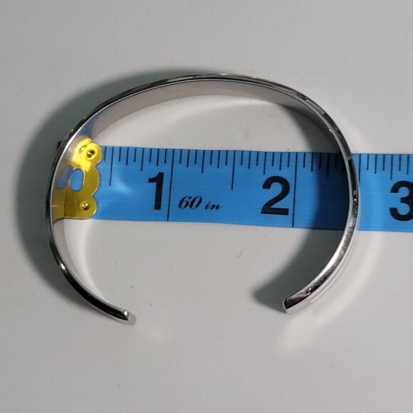 Daniel Wellington Silver And White Cuff Bracelet - Picture 5 of 6